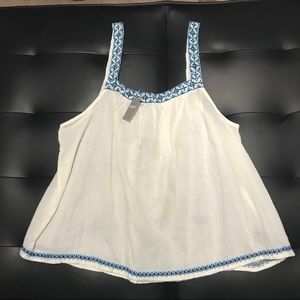 AERIE tank with blue detail